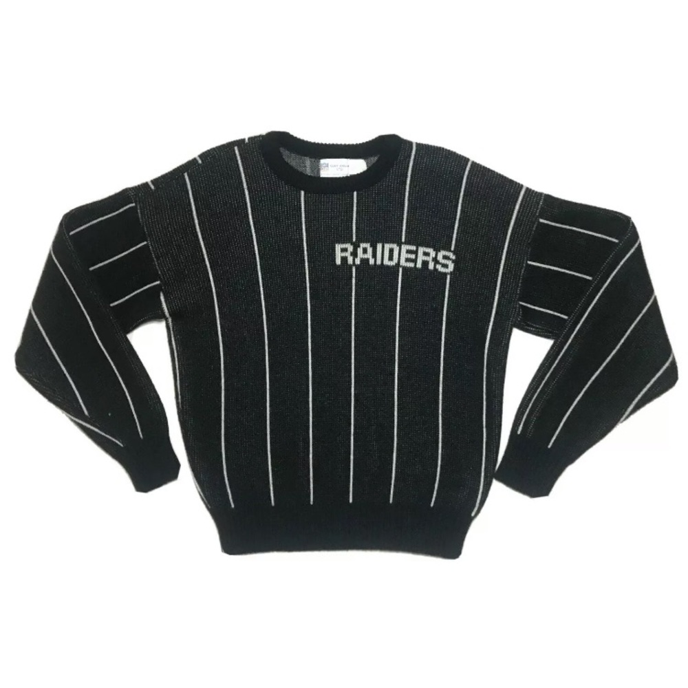 Vintage Oakland Raiders Cliff Engle Sweater Sz S
